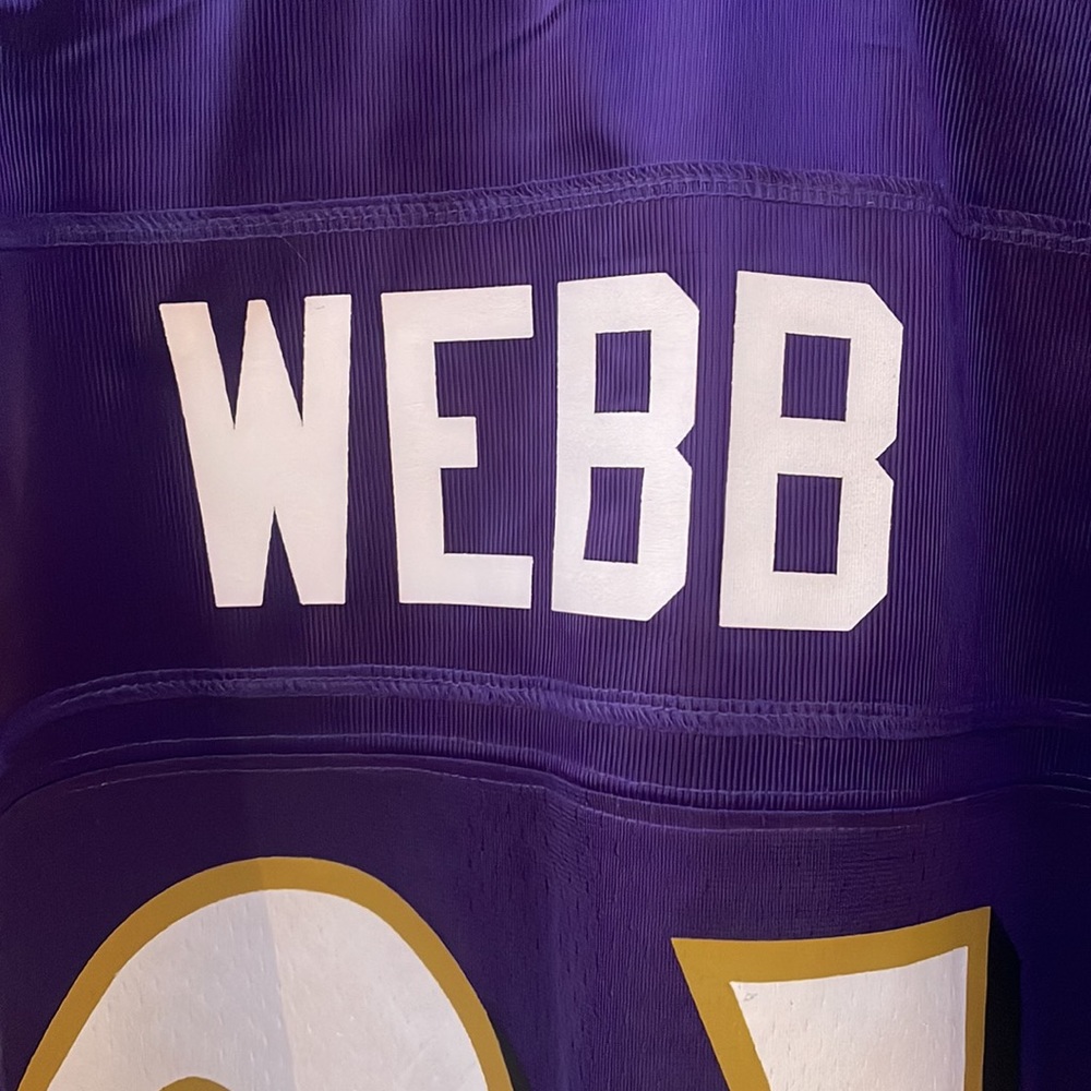 VINTAGE Baltimore Ravens NFL Pro Line Jersey #21 Lardarius Webb - Size Men's XL - Picture 7 of 7